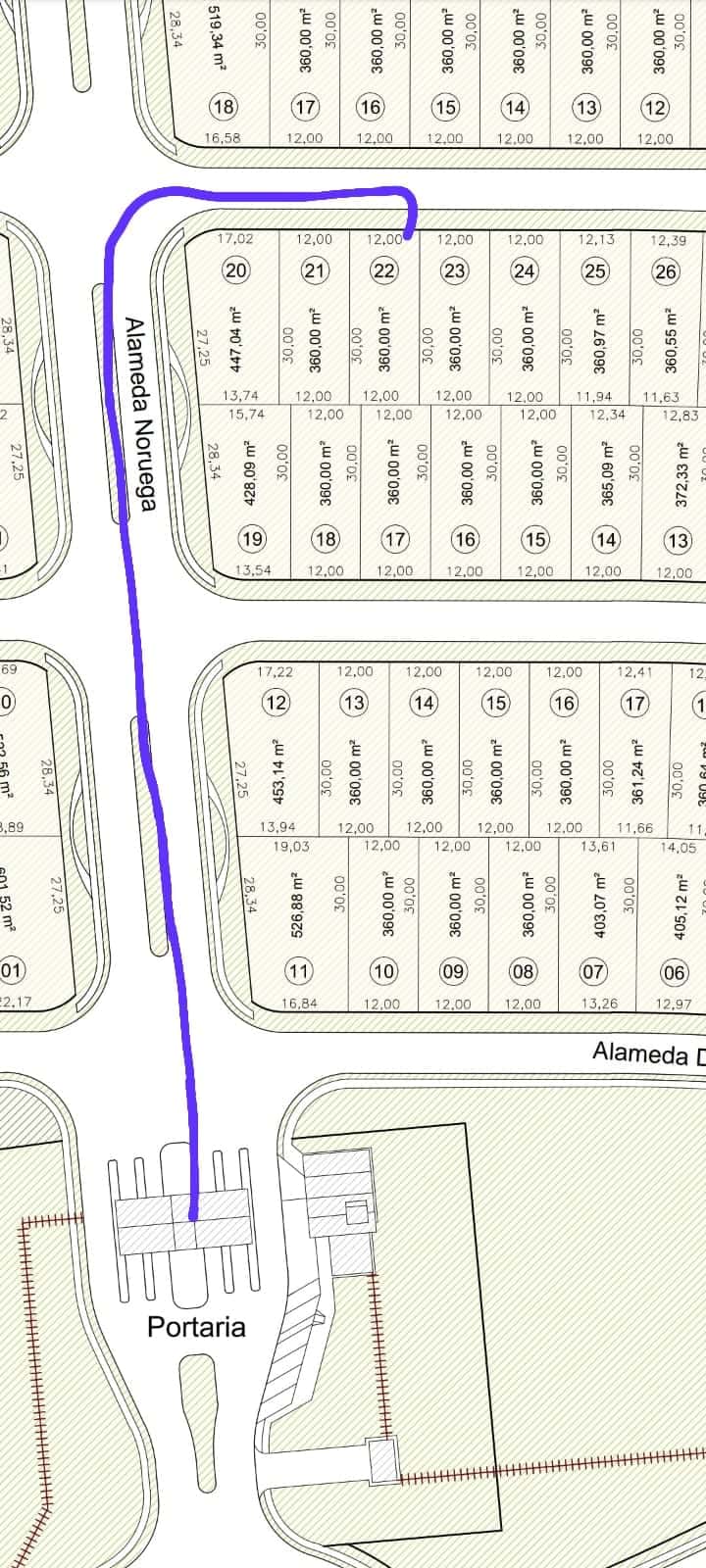 Lote Condomínio Terras Alpha 360m²