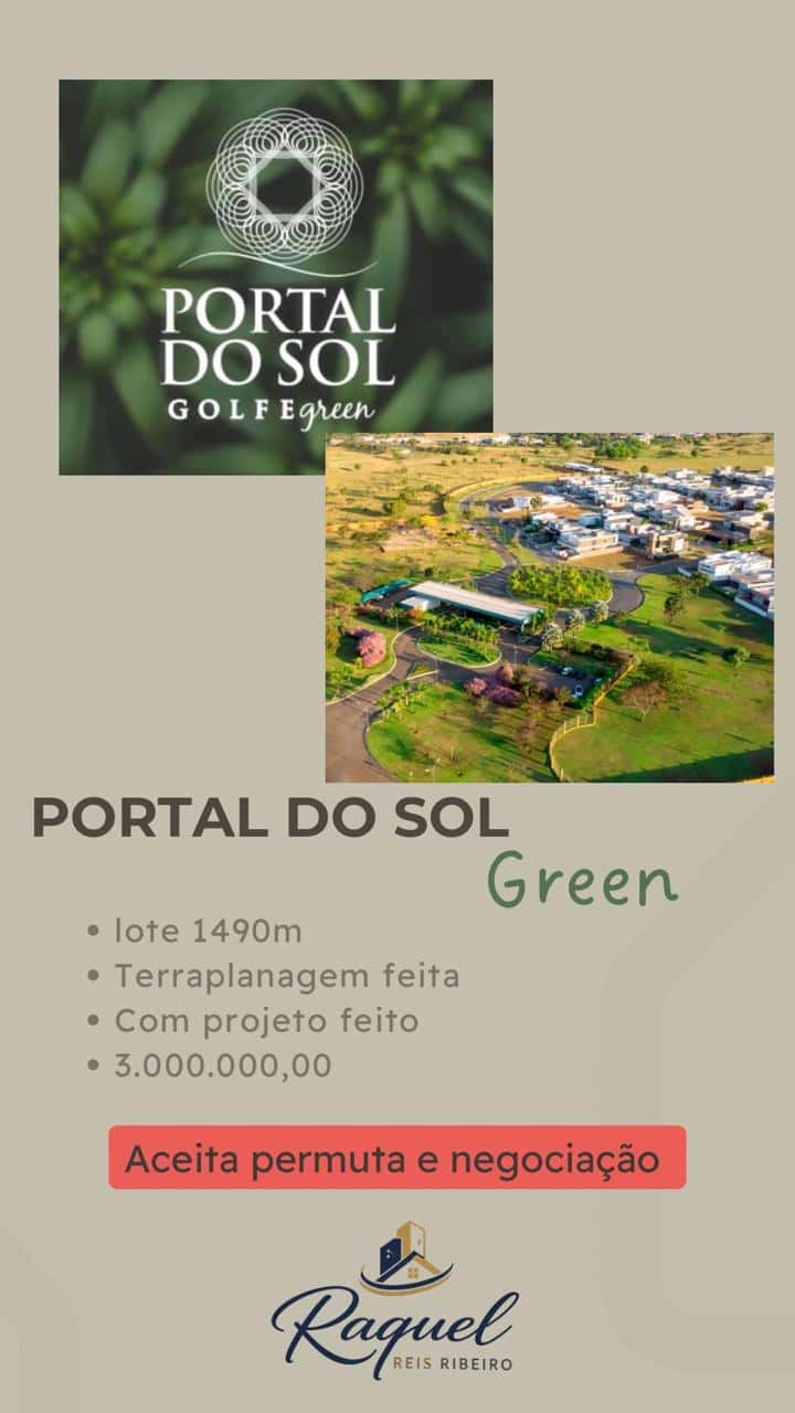 Lote portal do Sol Green 1490M²