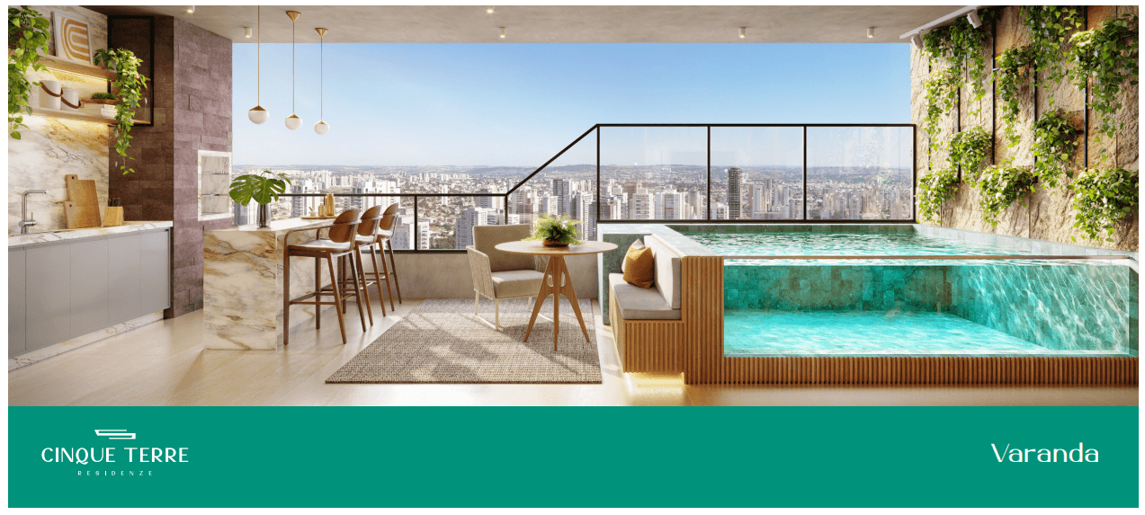 Agio de Apartamento Cinque Terre Residenze 109M²