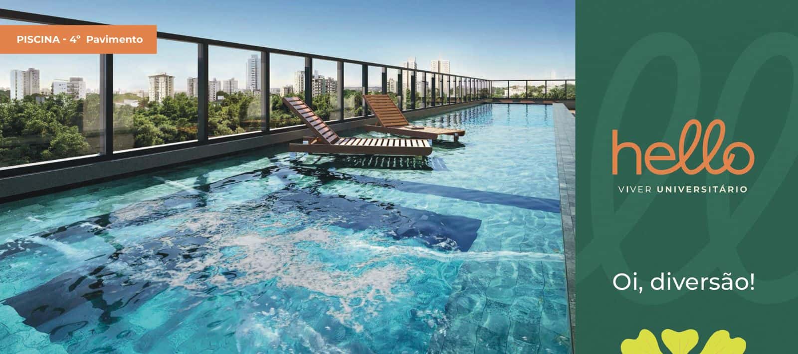 Apartamento Hello Viver  83,57 m² -  Leste Universitário