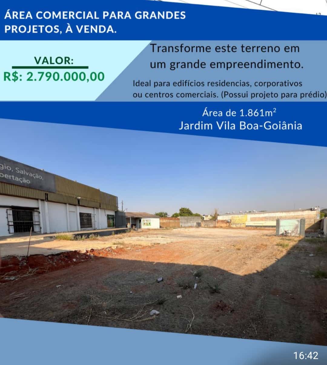 Lote Jardim Vila Boa 1.081m²