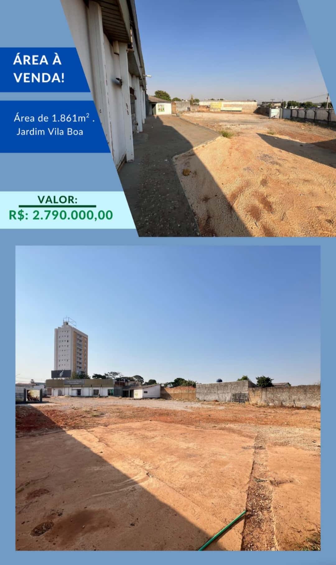 Lote Jardim Vila Boa 1.081m²