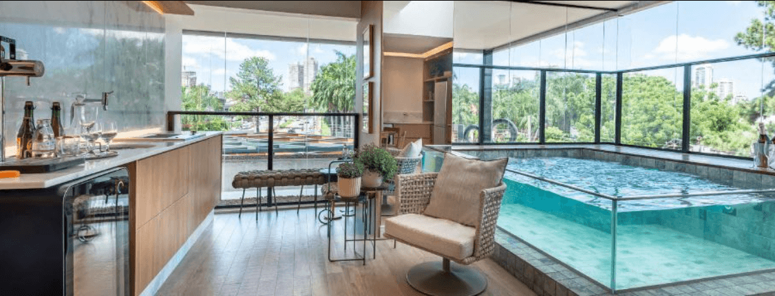 APARTAMENTO - 1 SUITE - COM PISCINA - 78M²