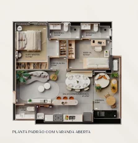 Apartamento Invite Marista 76m²