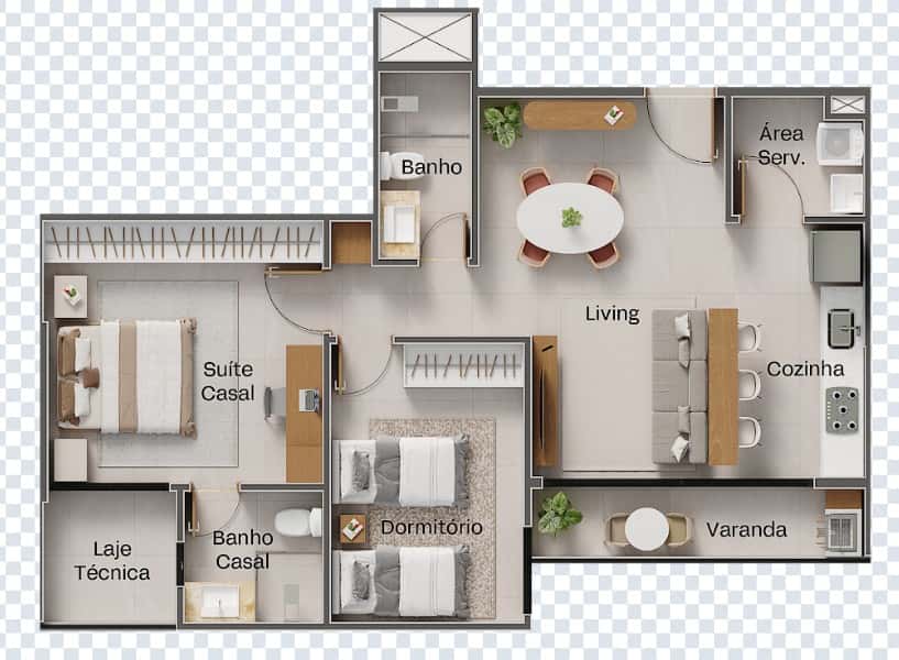 Ágio Terra MZN - 73m²