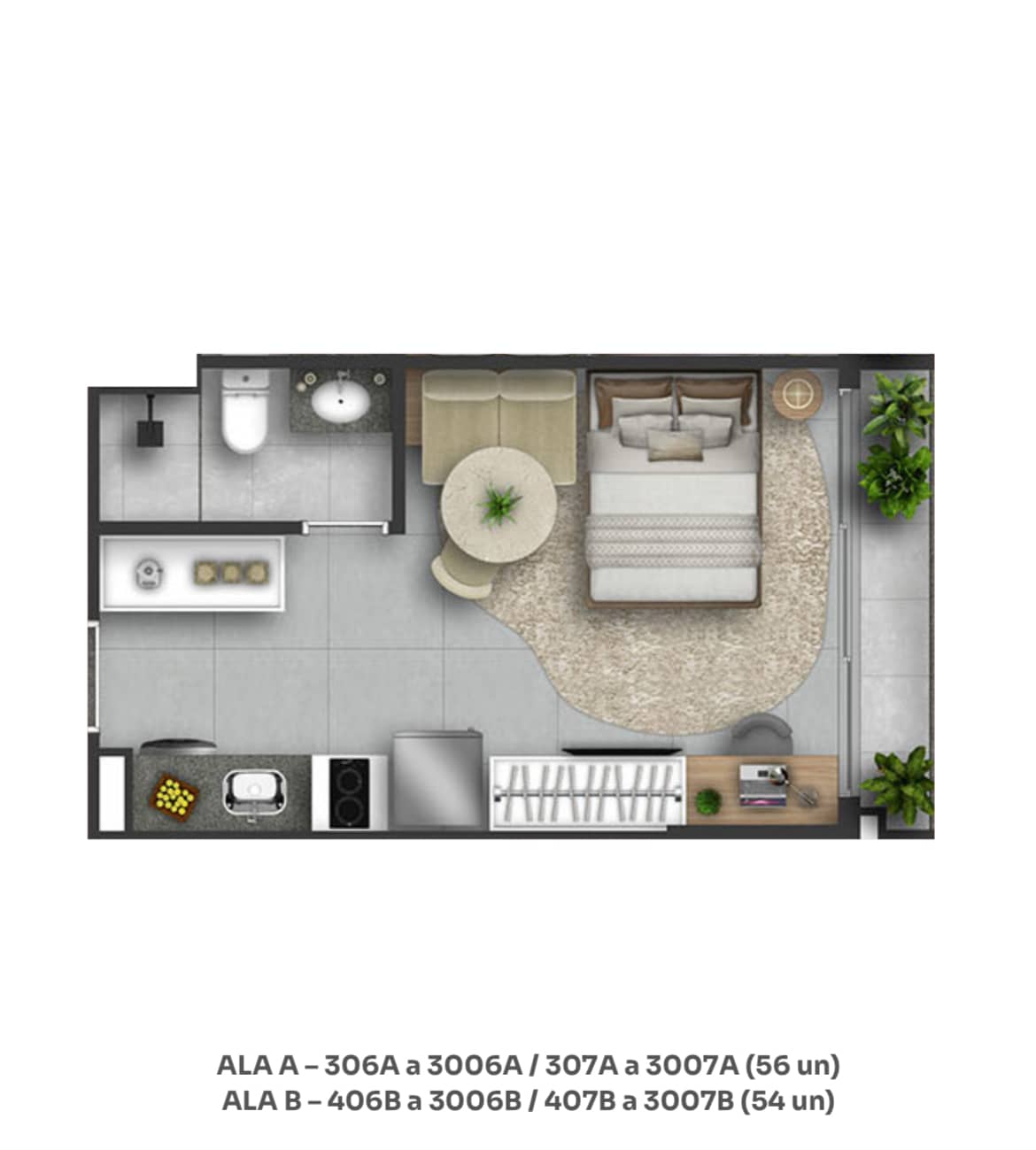 Studio Nomad Modern Life 24m²