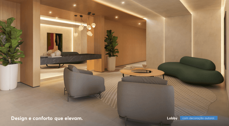 Ágio Apartamento Level Home Resort 64m²