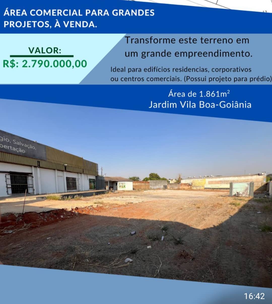 Lote Jardim Vila Boa 1.081m²