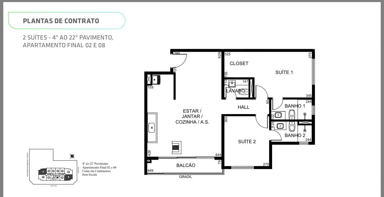 Apartamento Smart Parque Areião 70m²