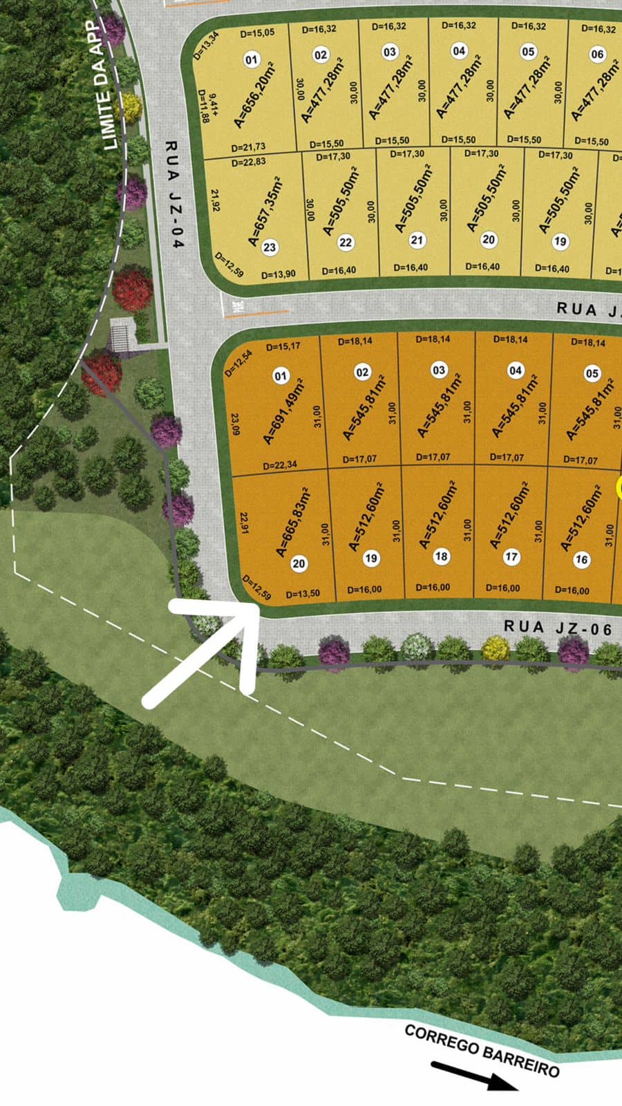 Lote Jardins Zurique 665m²