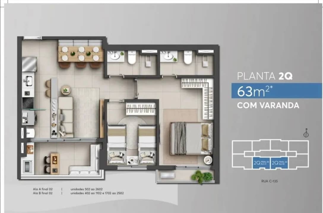 Apartamento Level Home Resort 63M²