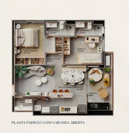 Apartamento Invite Marista 76m²