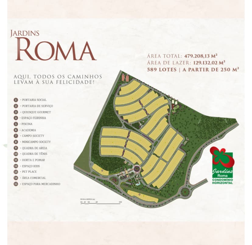 Lote Jardins Roma 262m²