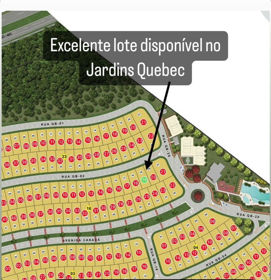 Lote Jardins Quebec 263m²