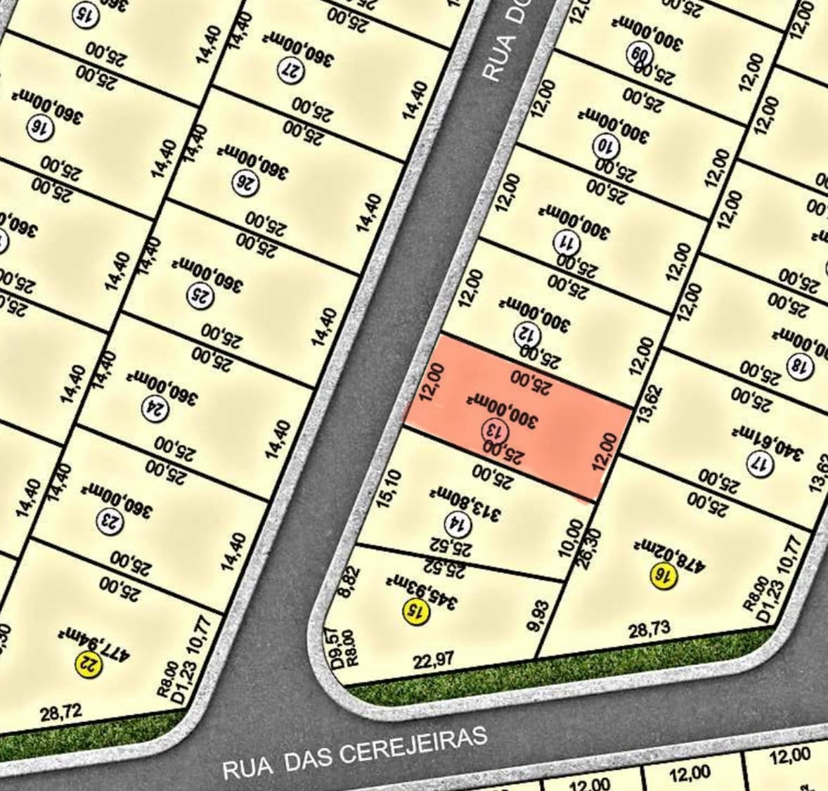 Lote Jardins Bolonha 300M²