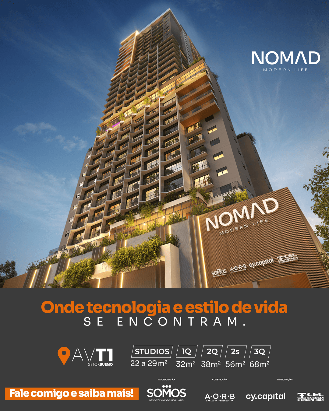Apartamento Nomad Modern Life Studio 22m²