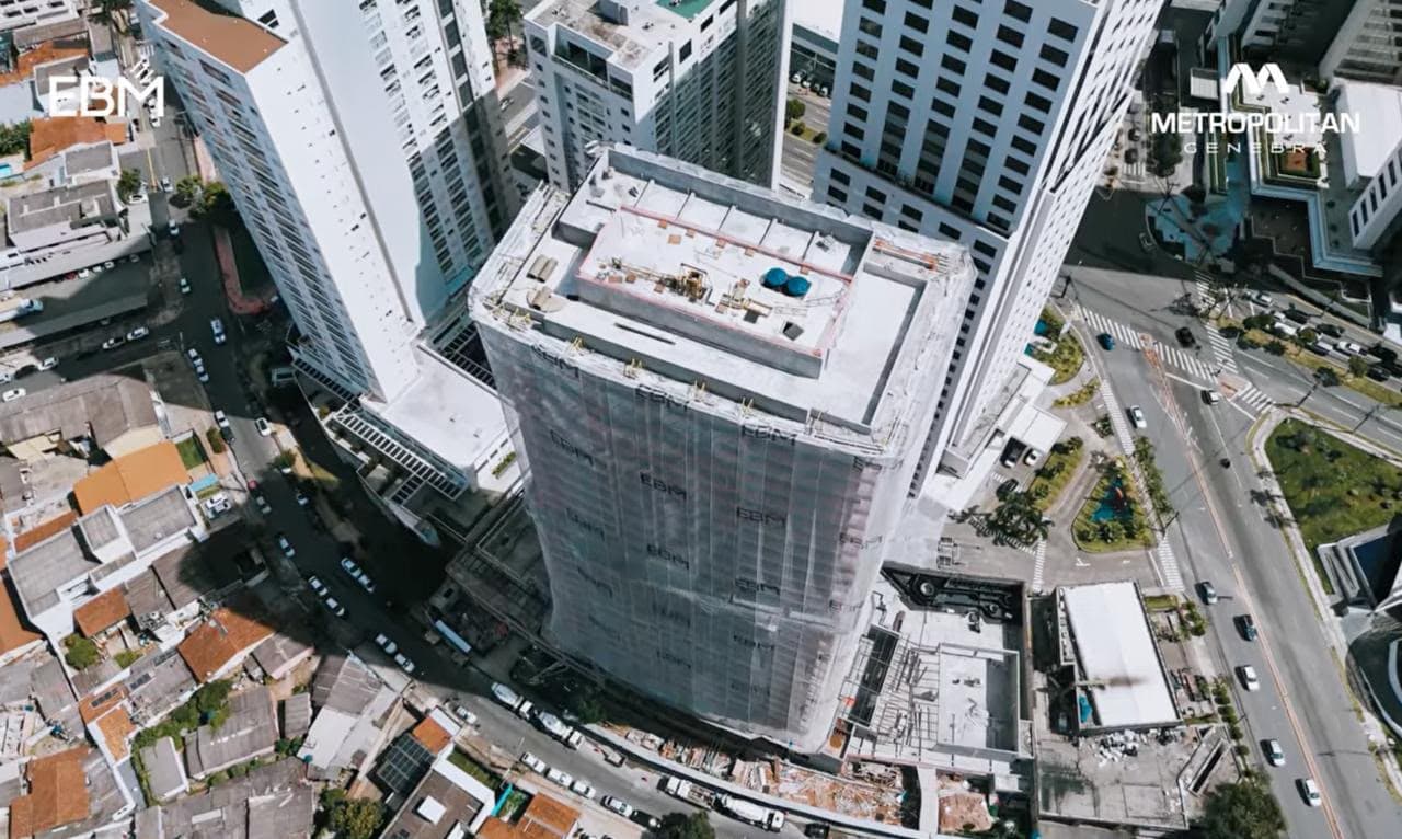 Salas Comerciais Metropolitan Genebra - Meia Laje - 444 m²