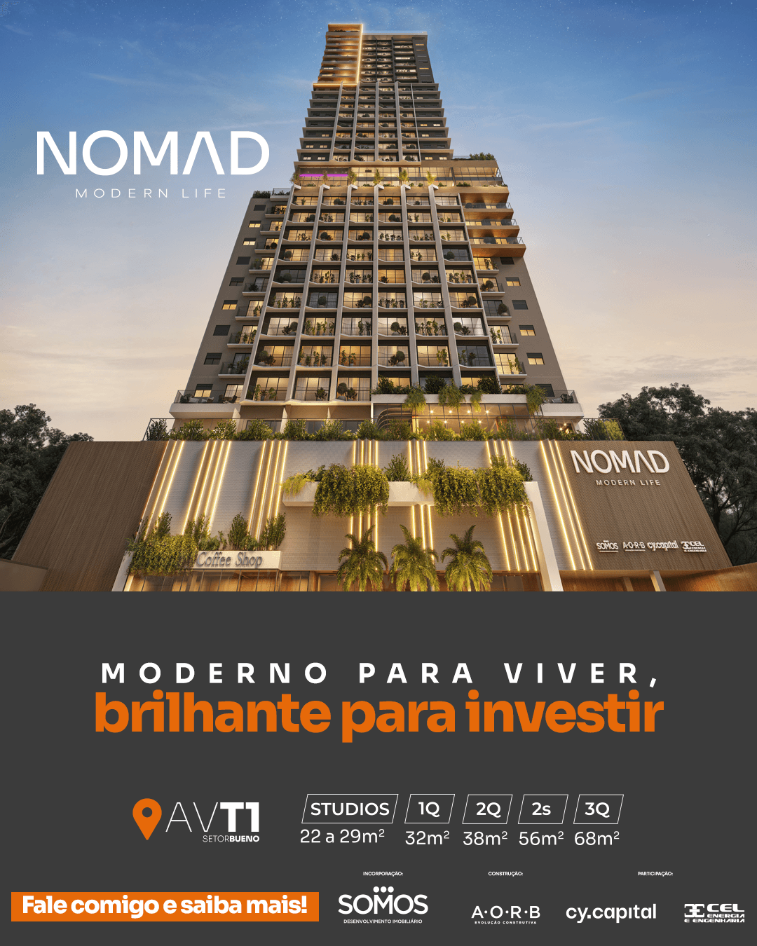 Apartamento Nomad Modern Life Studio 22m²