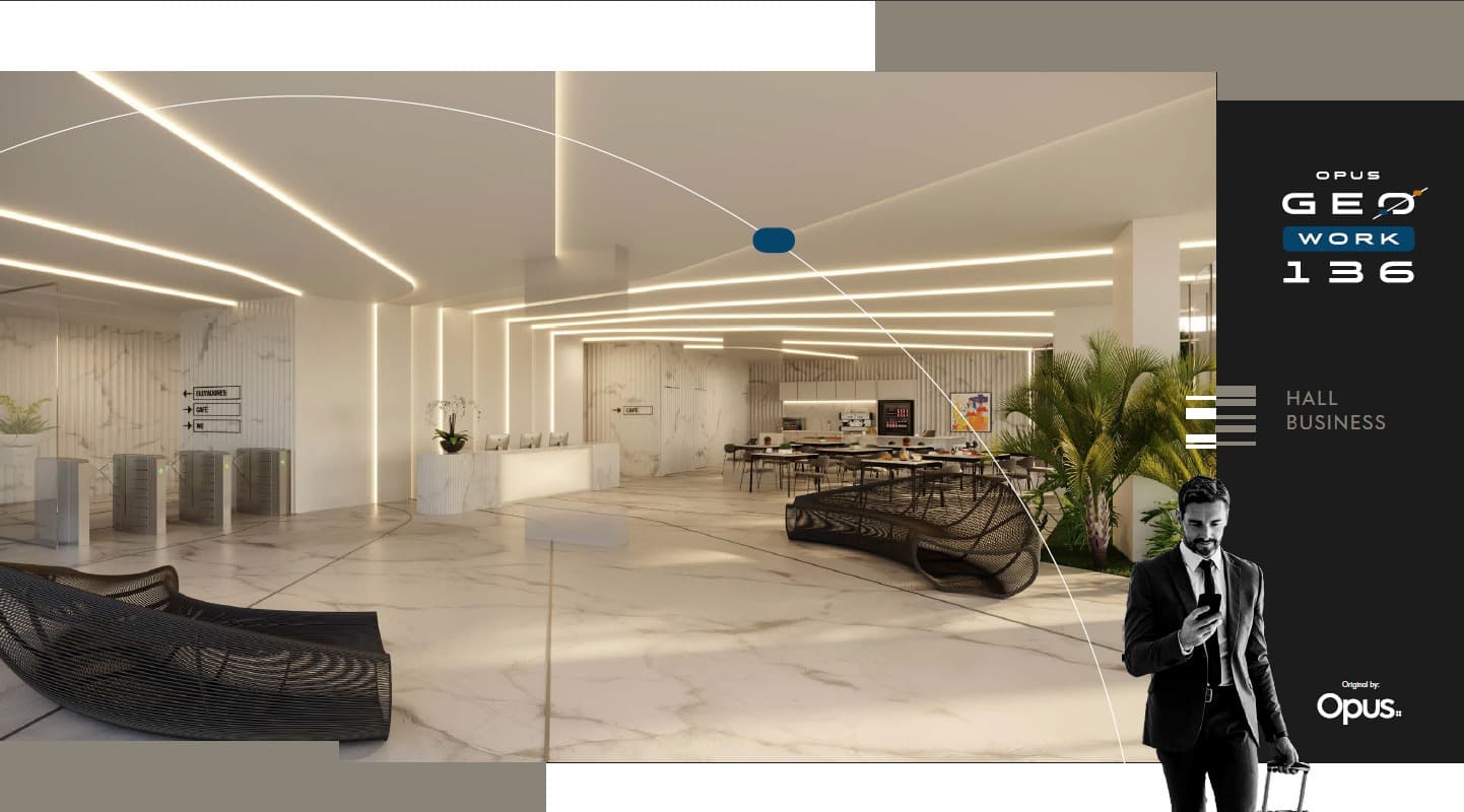 Sala comercial GEO WORK 46,20 m²