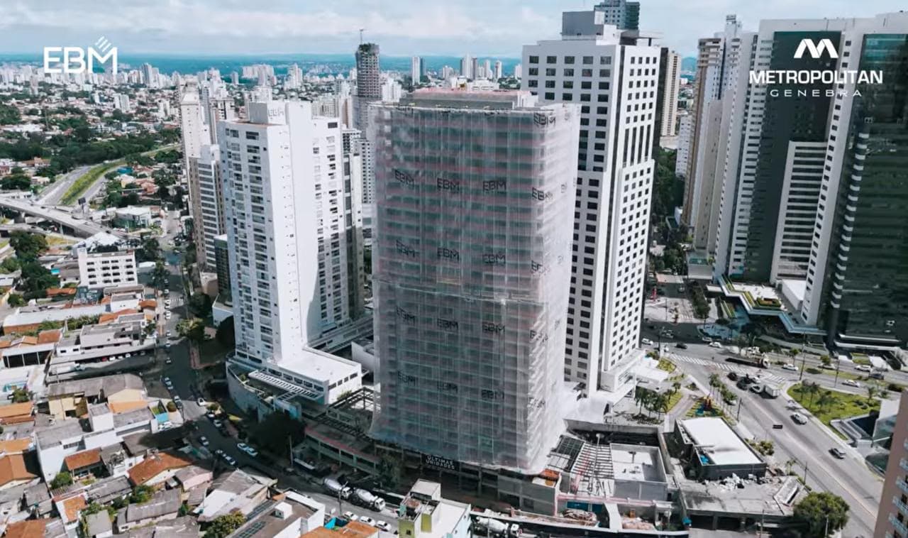 Salas Comerciais Metropolitan Genebra - Meia Laje - 444 m²