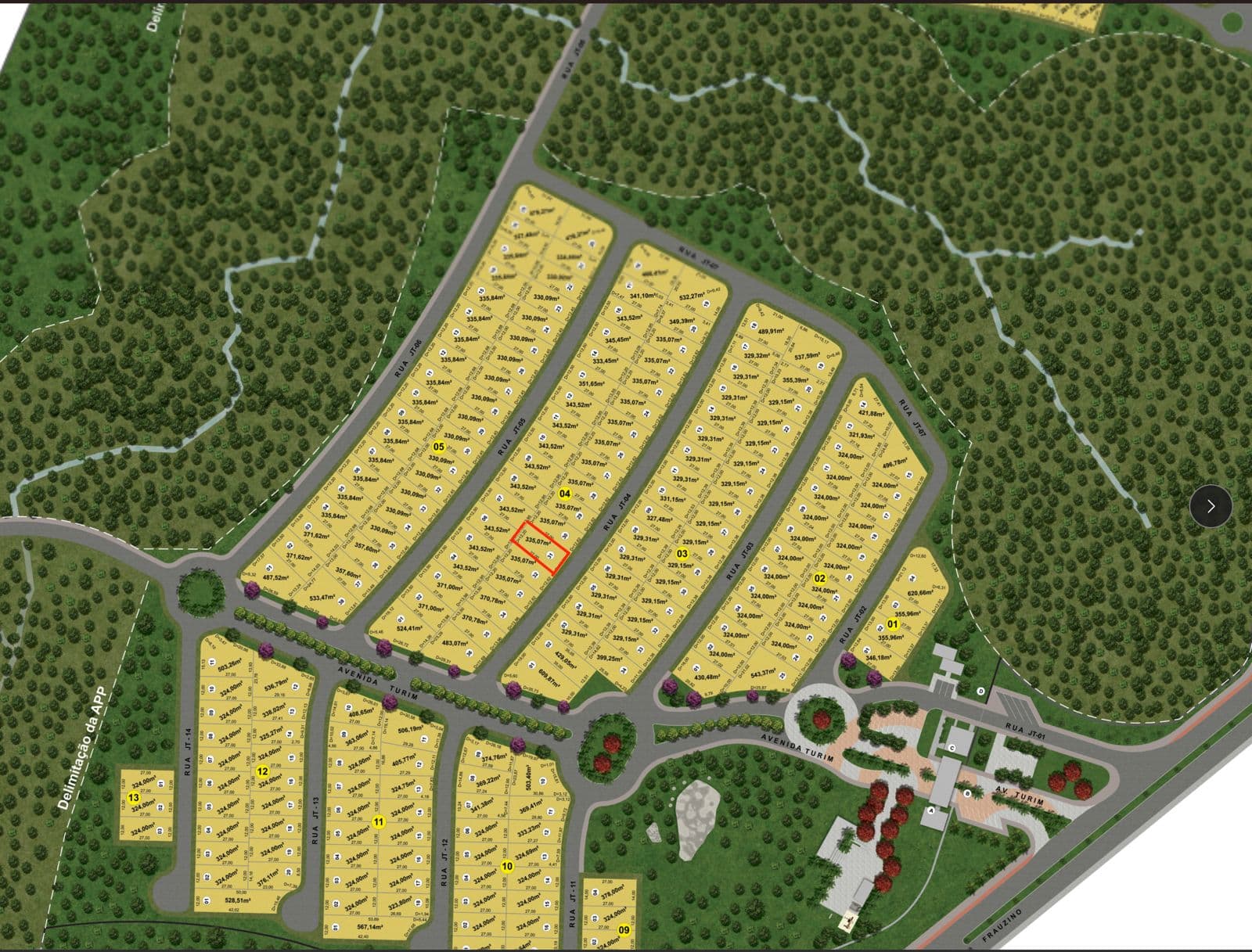 ÁGIO R$ 126.000,00 - LOTE JARDINS TURIM - 335,07 M²