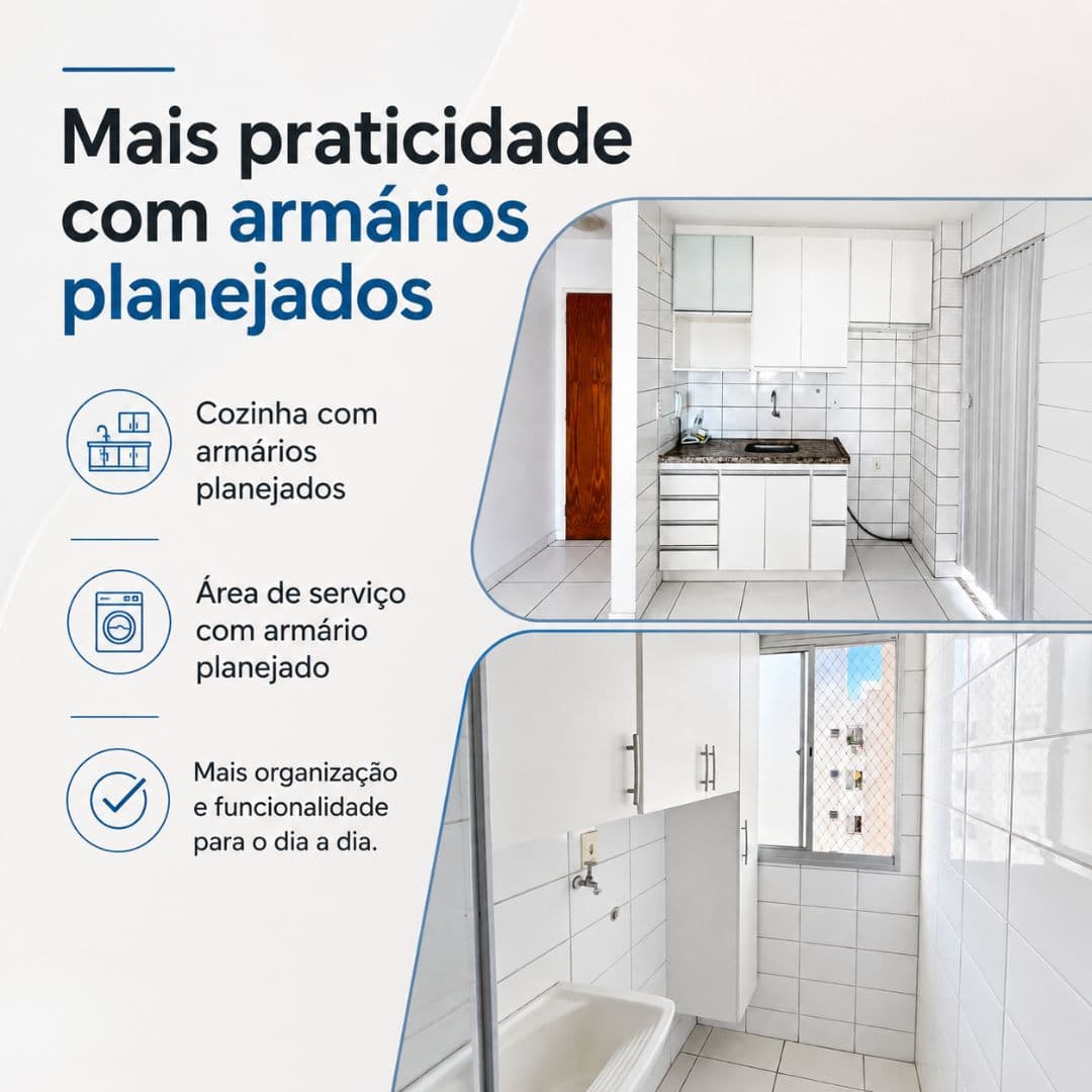 Apartamento Condomínio Marfim - 58m²