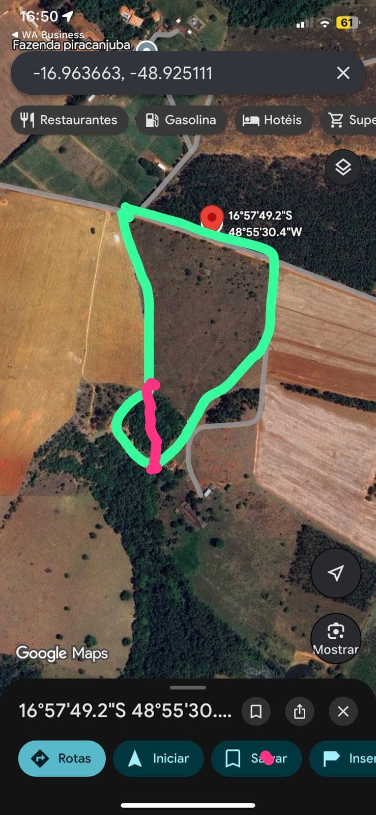 ÁREA RURAL À VENDA | BELA VISTA DE GOIÁS – GO  Fazenda Buritis