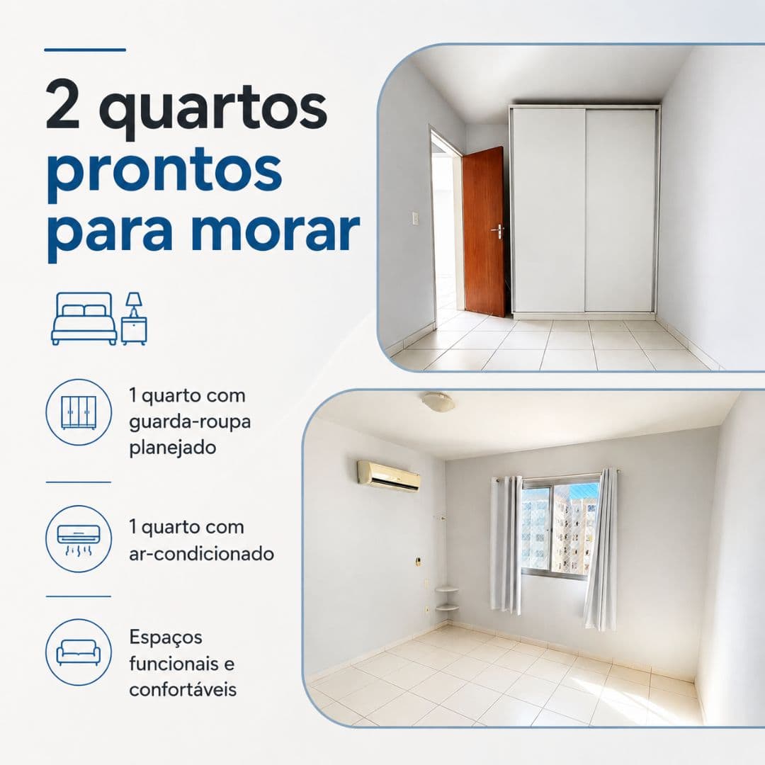 Apartamento Condomínio Marfim - 58m²
