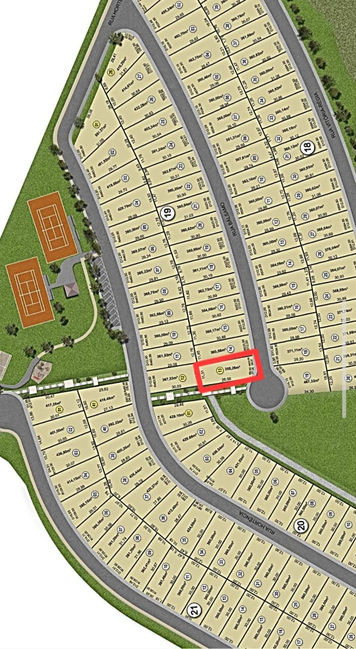 Lote Jardins Napoles 358m²