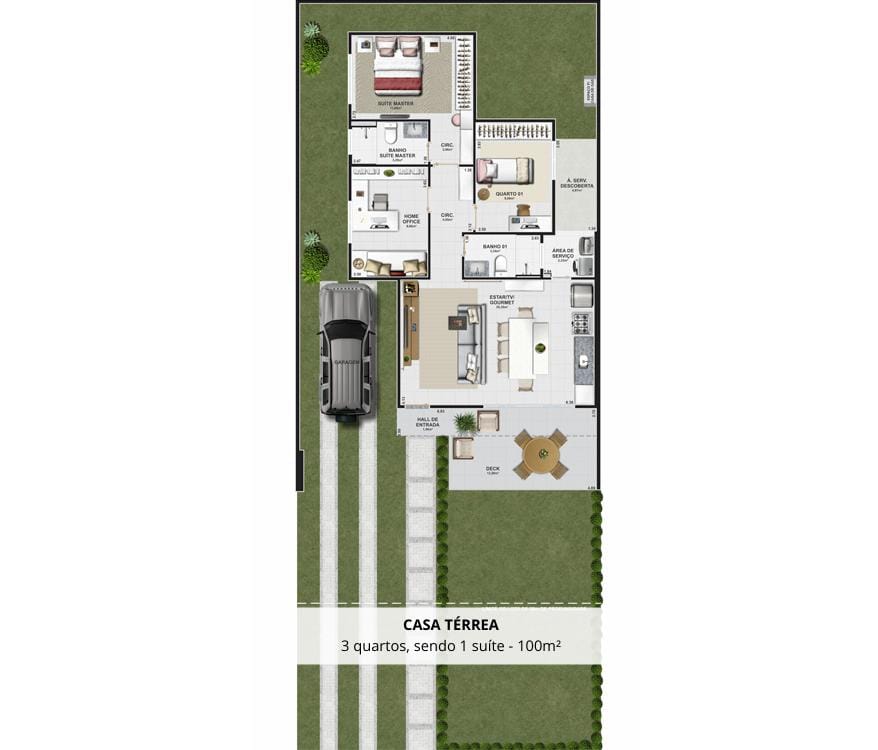 Ágio Casa Jardins Cannes 200m²