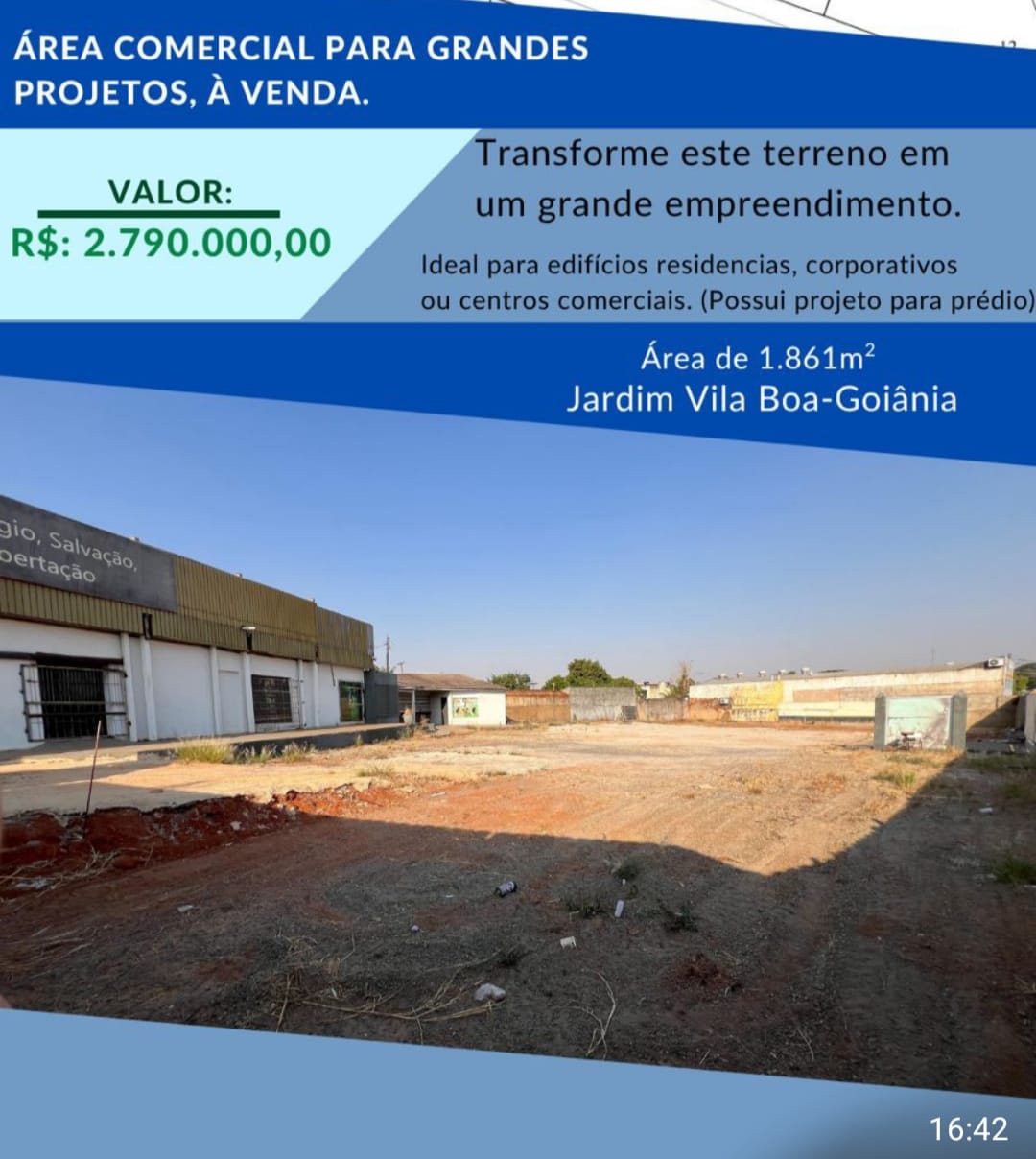 Lote Jardim Vila Boa 1.081m²