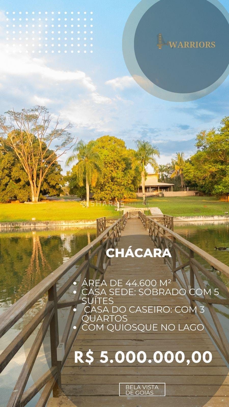 Chácara em Bela Vista de Goiás 44.600m²