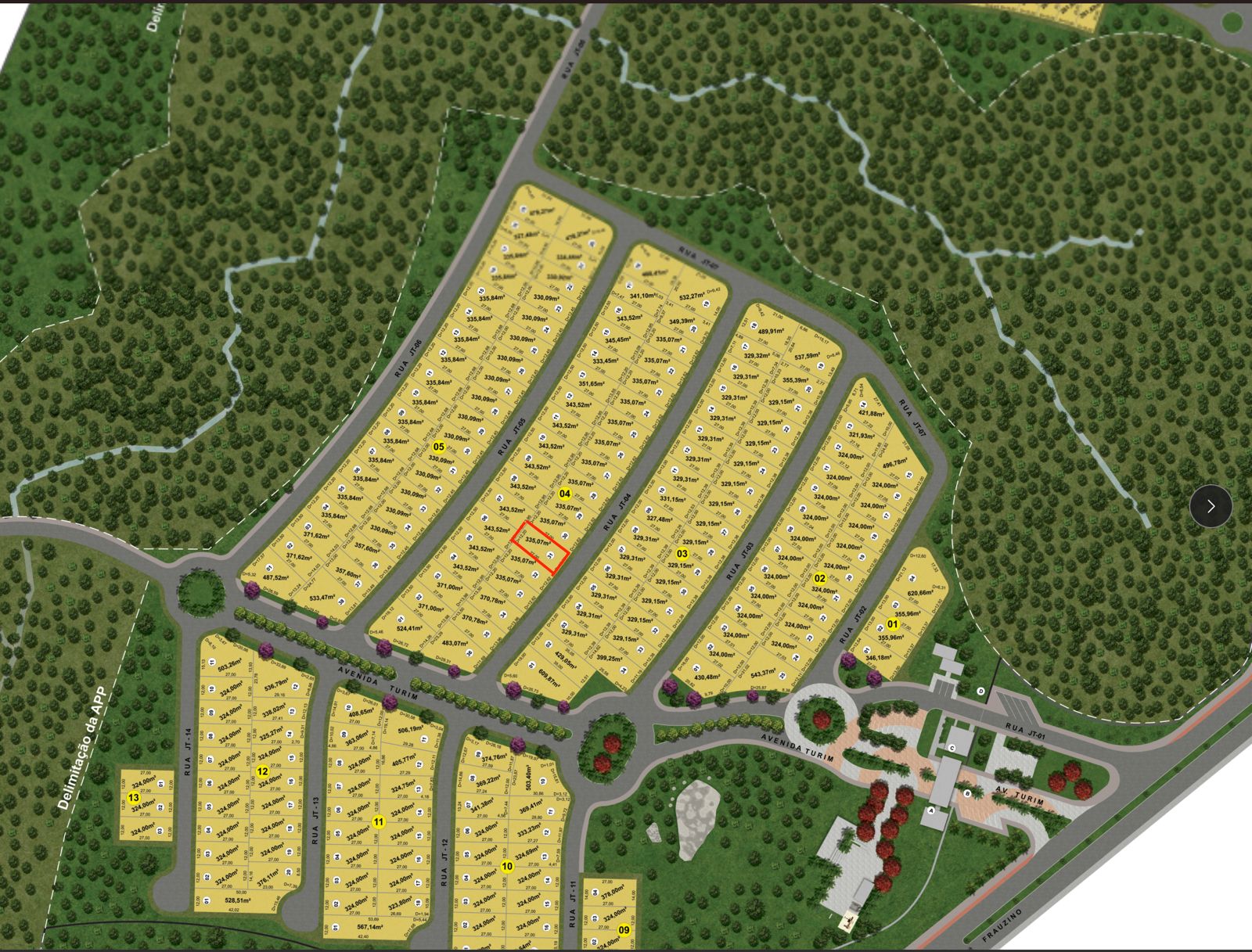 ÁGIO R$ 126.000,00 - LOTE JARDINS TURIM - 335,07 M²