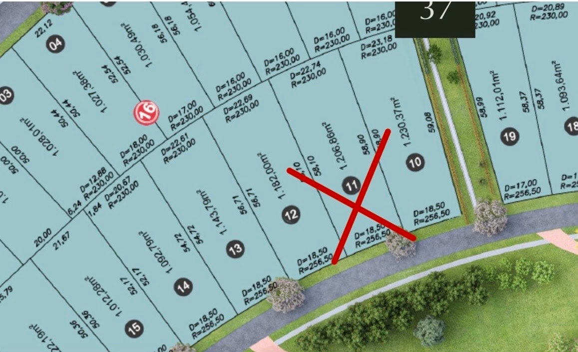 Ágio Fazenda Lumiar - primeira etapa 1207m²