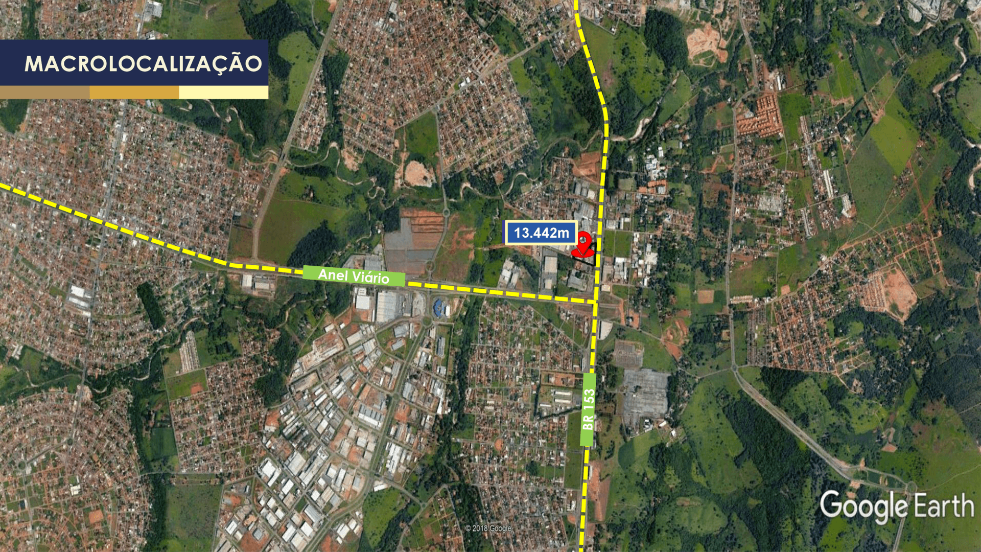 Galpao na Br-153 com anel viário melhor localização para sua empresa na Grande Goiânia