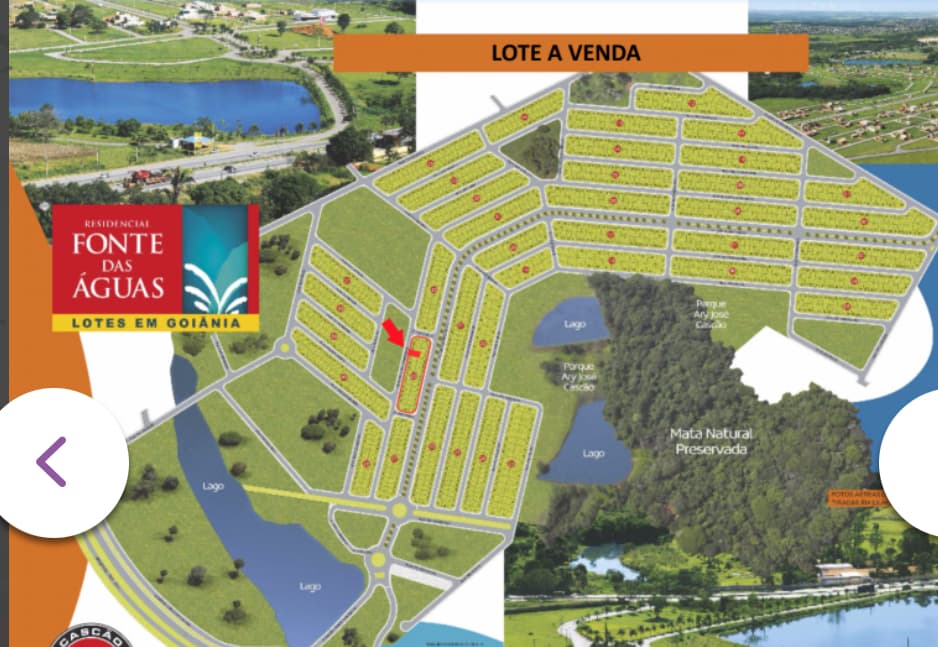 Lote Residencial Fonte das Águas 200m²
