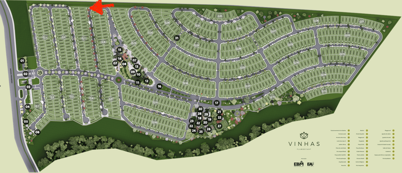 Lote Cond. Vinhas Flamboyant 347m²
