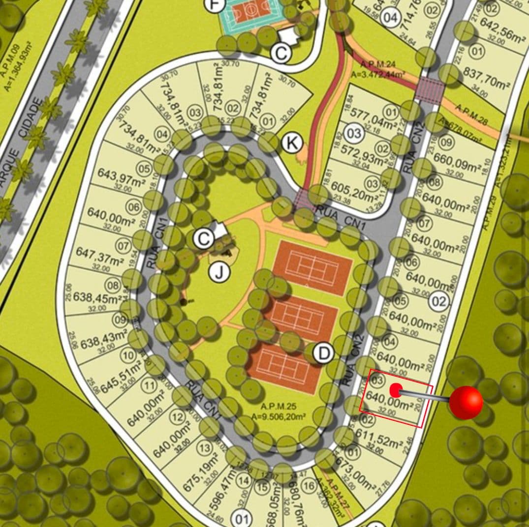 Lote Plateau D'or 640m²