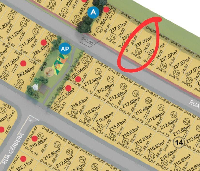 Lote Jardins Versalhes 237m²