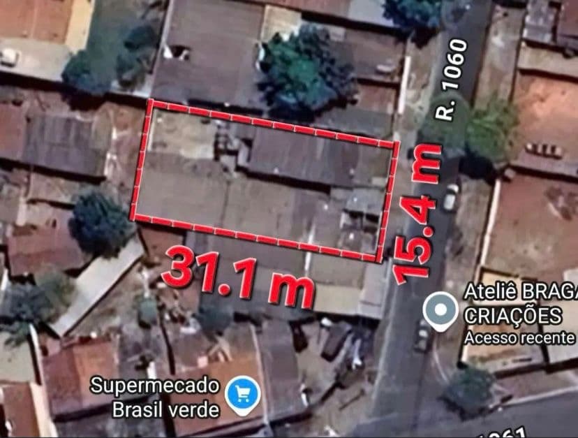 Lote Setor Pedro Ludovico 482m²