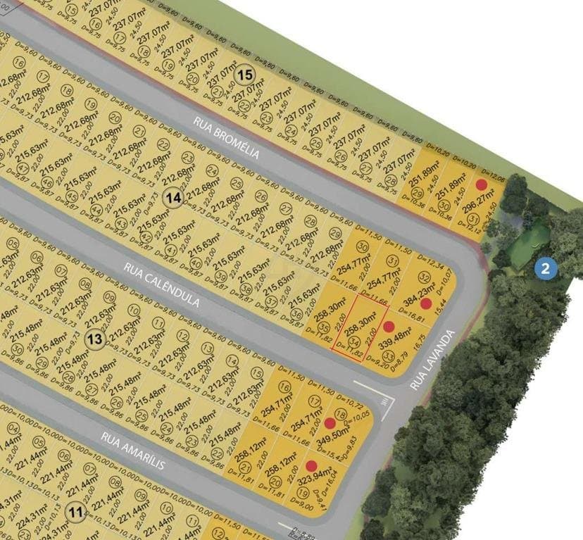 Lote Jardins Versalhes 258m²