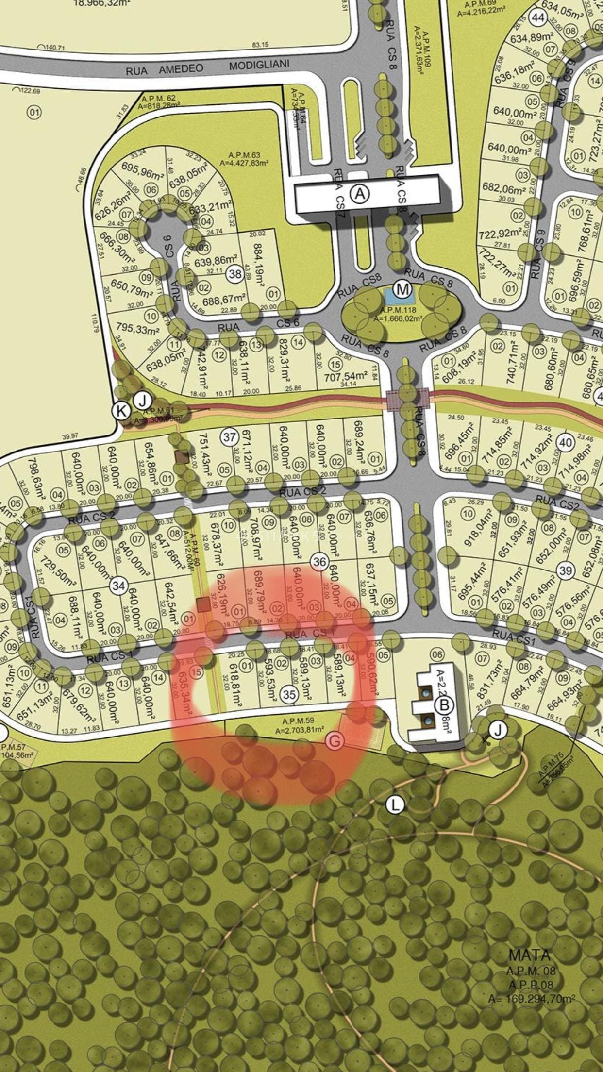 Lote Cond. Plateau D´or 590m²