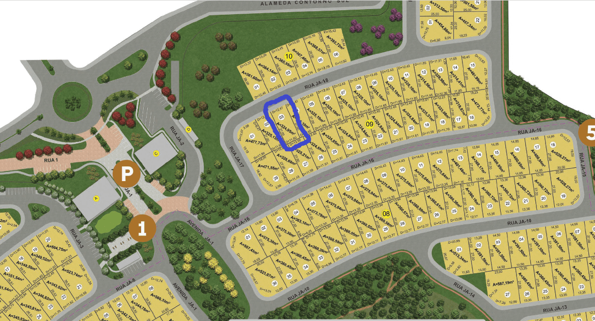 Lote Cond. Fechado Jardins Amsterdã - Goiânia