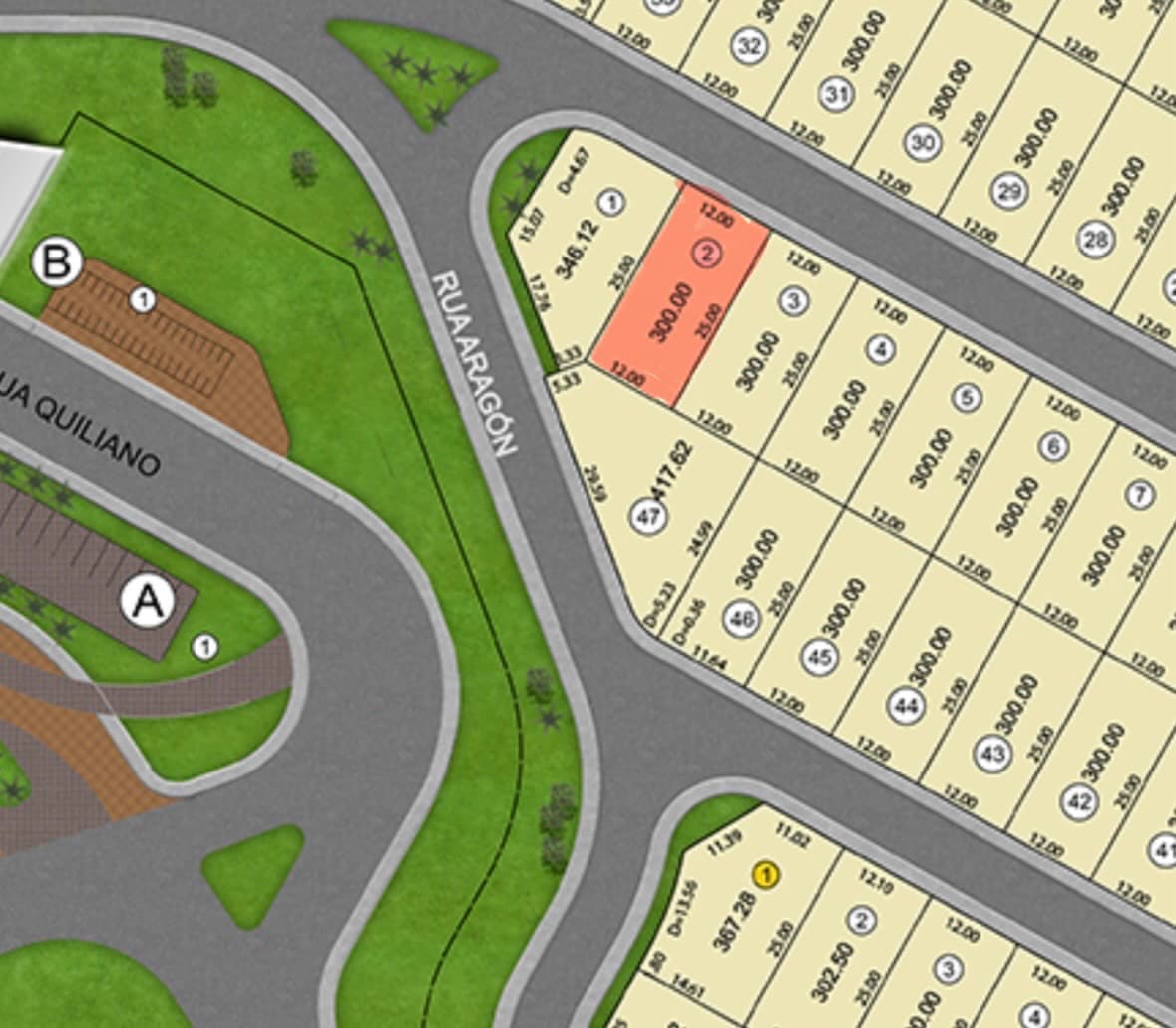 Lote Jardins Barcelona 300M²