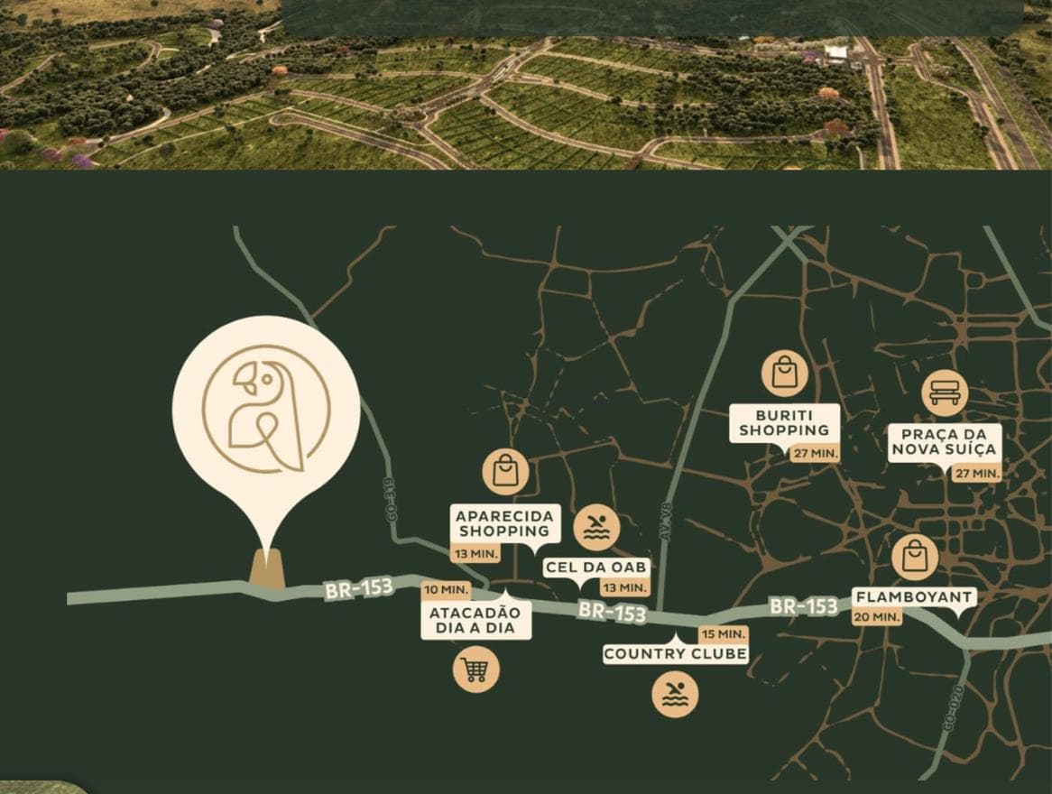 Lotes Cond. Quinta das Araras. 1.143m²
