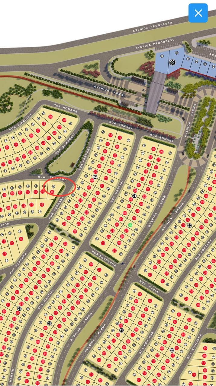 Lote No Jardins Parma - Senador Canedo 409,80m²