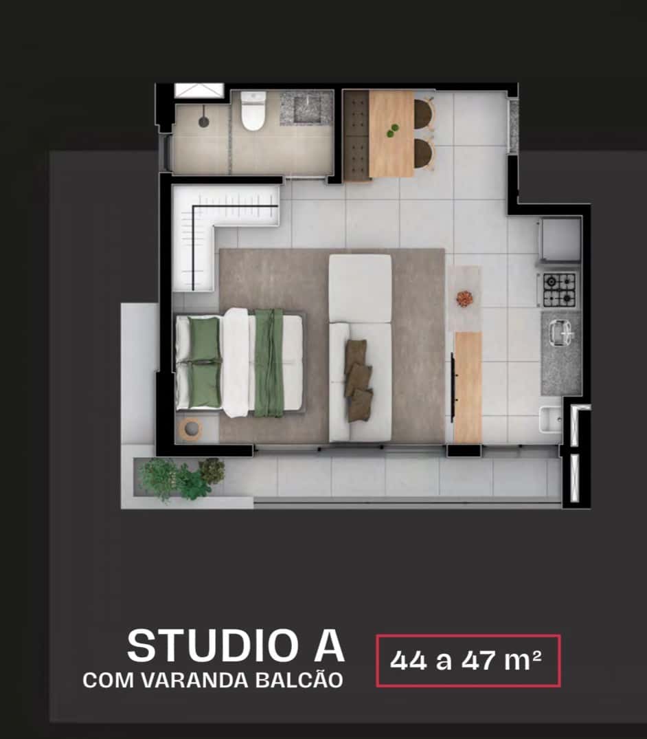 Liv Urban - Marista 43,89m²