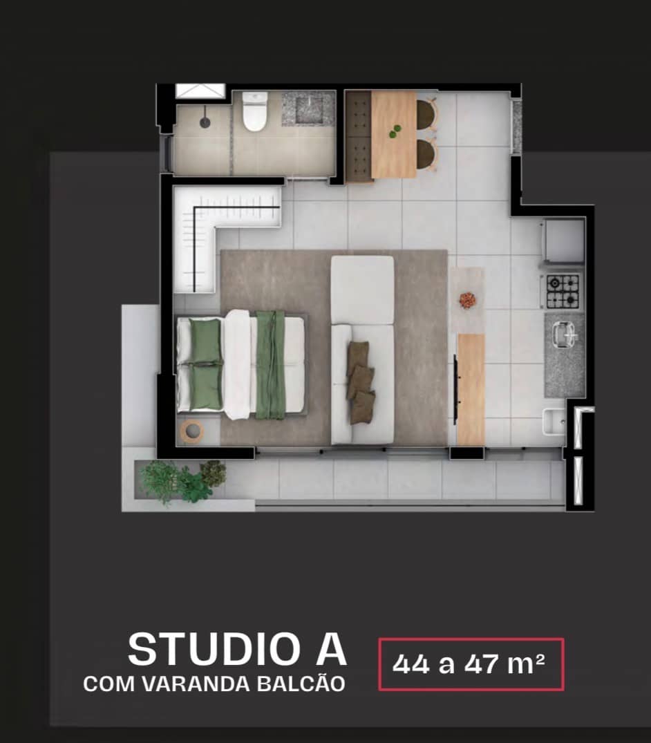 Liv Urban - Marista 43,89m²