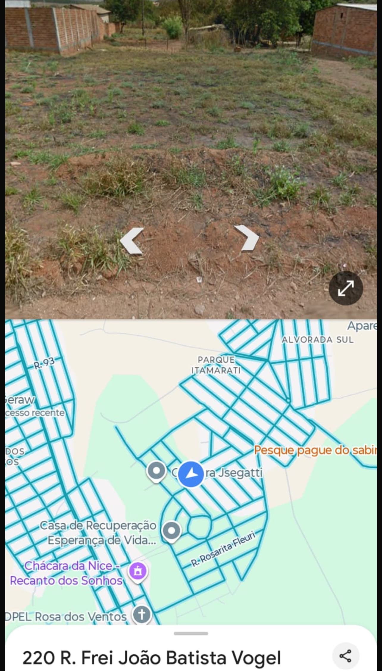Lote Rosa dos Ventos 368m²