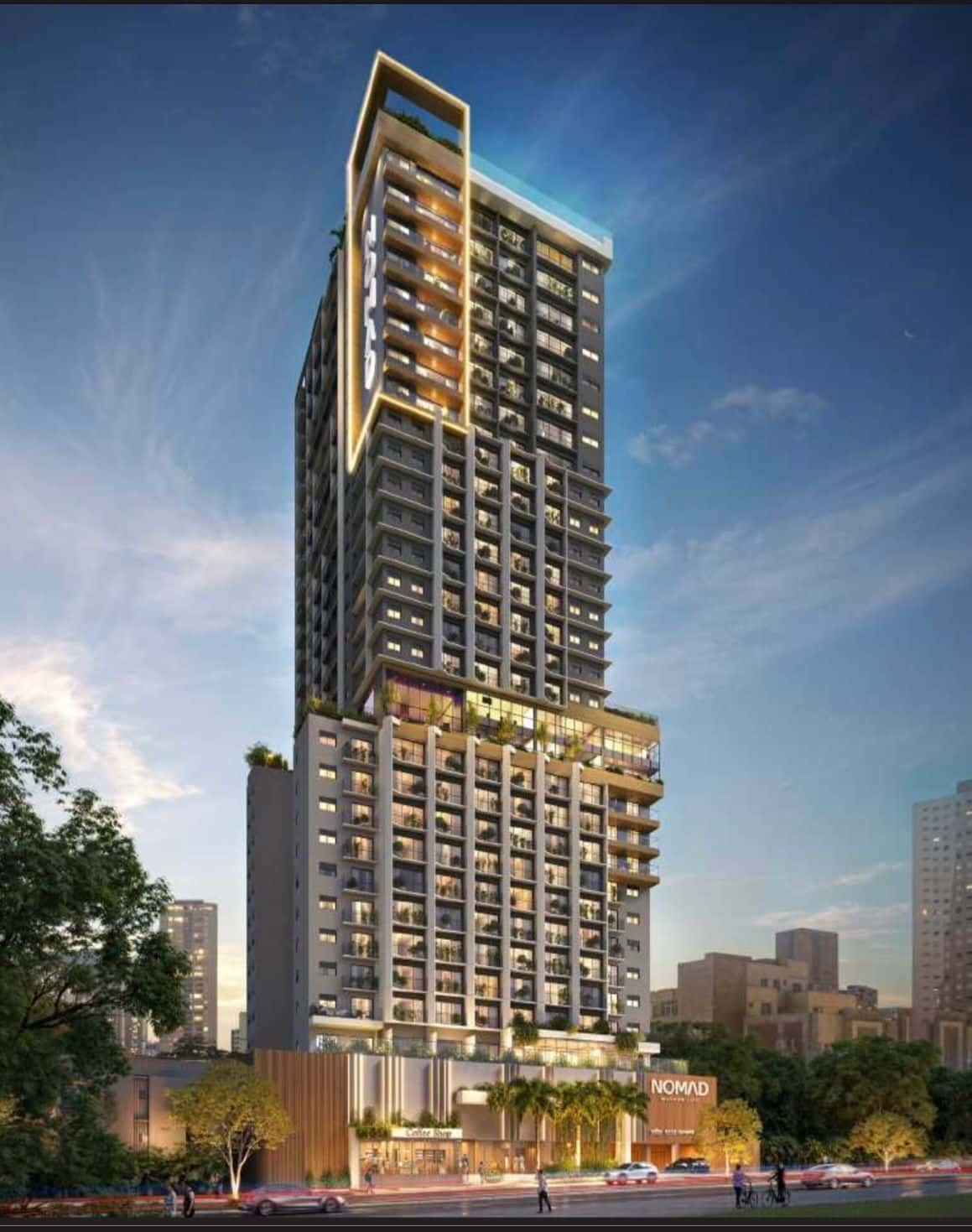 Ágio studio Nomad no Setor Bueno 22,86m²